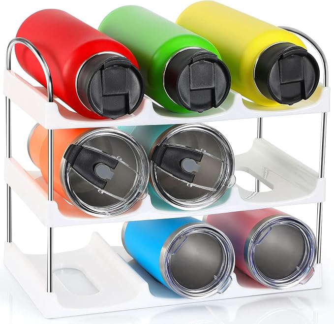 LANDNEOO Stackable Water Bottle Organizer Holder by MakeLifeBetterEasier