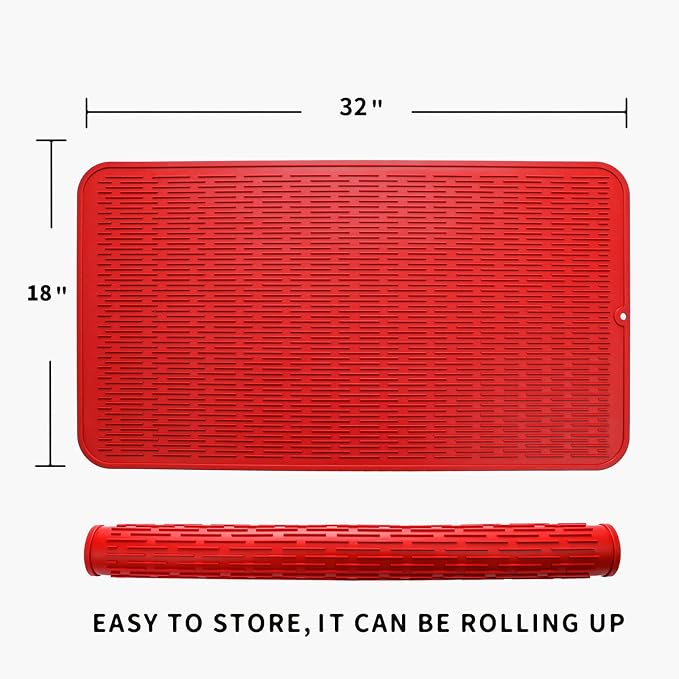 Silicone Dish Drying Mat for Multiple Usage, Easy clean, Eco-friendly, - Image 2