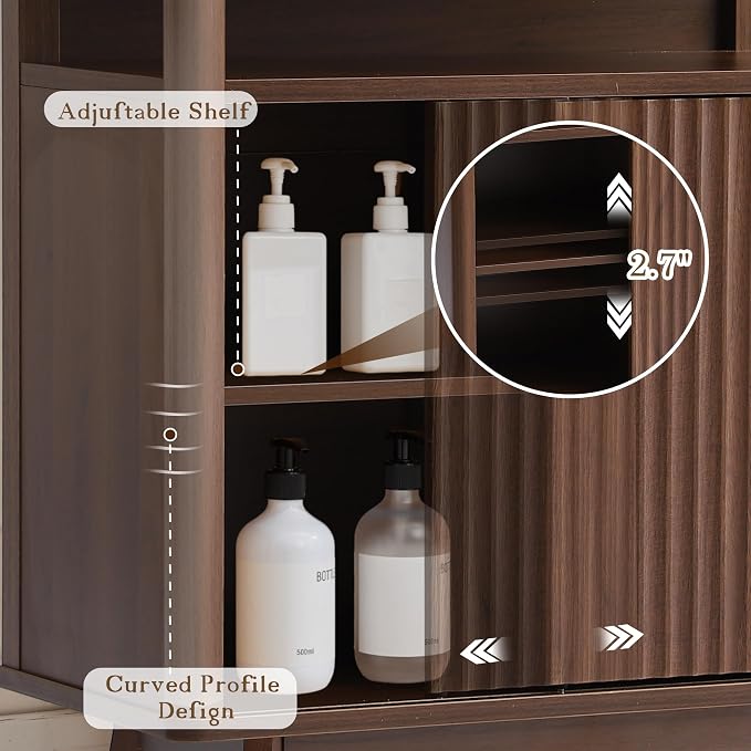 Grepatio Bathroom Storage Cabinet - Image 2