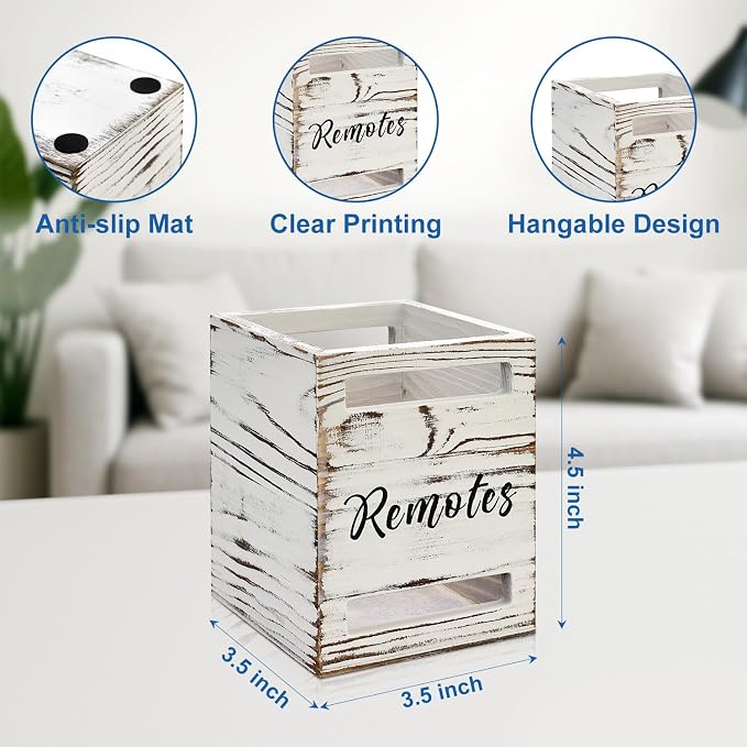 Small Remote Control Holder for Table Bedside Organizer Controller Holder - Image 4