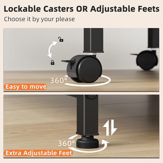 YAOHUOO 3 Tier Large Printer Stand - Image 8