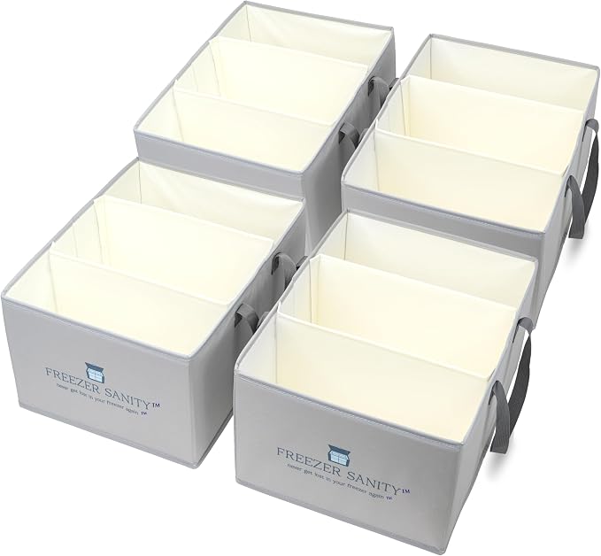 The Original Chest Freezer Organizer Bins, Stackable Storage Organizers - Image 8