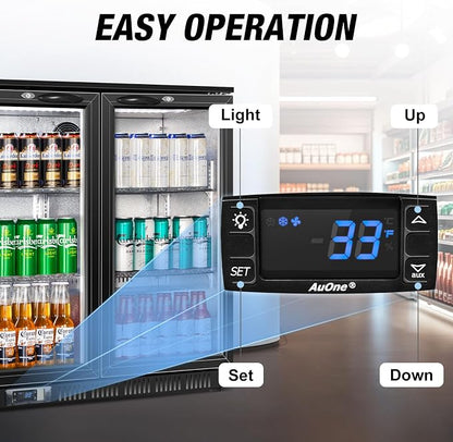 Beverage Refrigerator, 53.15W Inch 12 Cu.Ft Drink Fridge, Back Bar Beer Fridge - Image 3