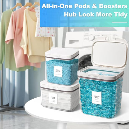 3 Pack Laundry Pods Container, Holder Dispenser - Image 5