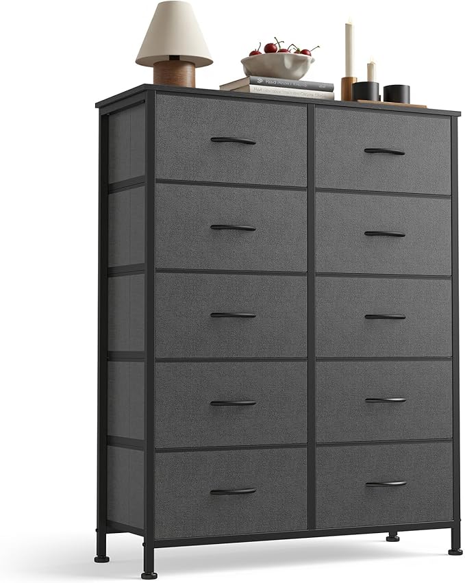 Sweetcrispy 10 Drawer Tall Dresser by Sweetcrispy