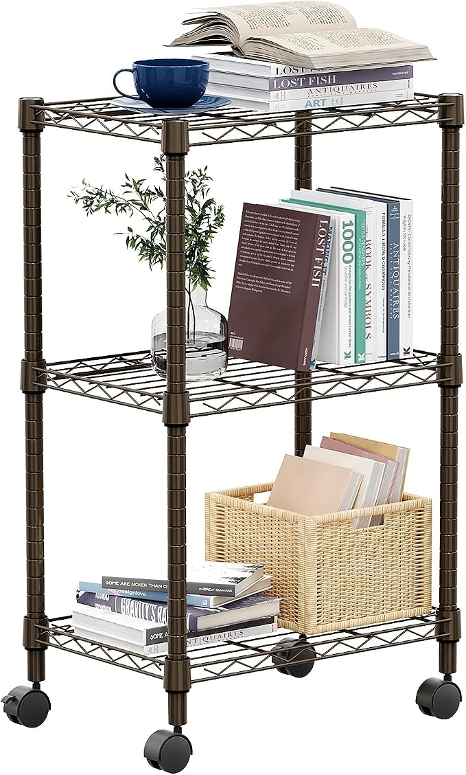 3 Tier Shelf Metal Storage Shelves Wire Rack Closet Organizers by MEIGAOPLASTICANDMETALHKCOLIMITED