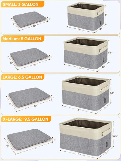 BALEINE 1 Pack Fabric Storage Bins - Image 2