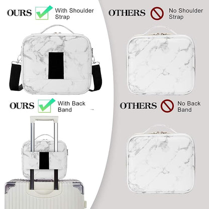 gzcz Travel Makeup Bag, Professional Cosmetic Bags - Image 8