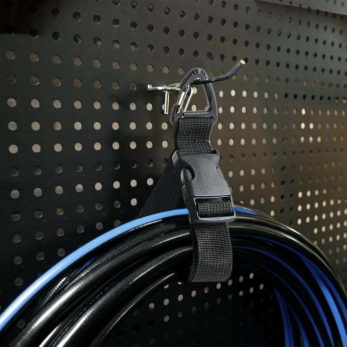 Heavy Duty Extension Cord Holder Organizer 17 Inch Adjustable Storage Straps - Image 5