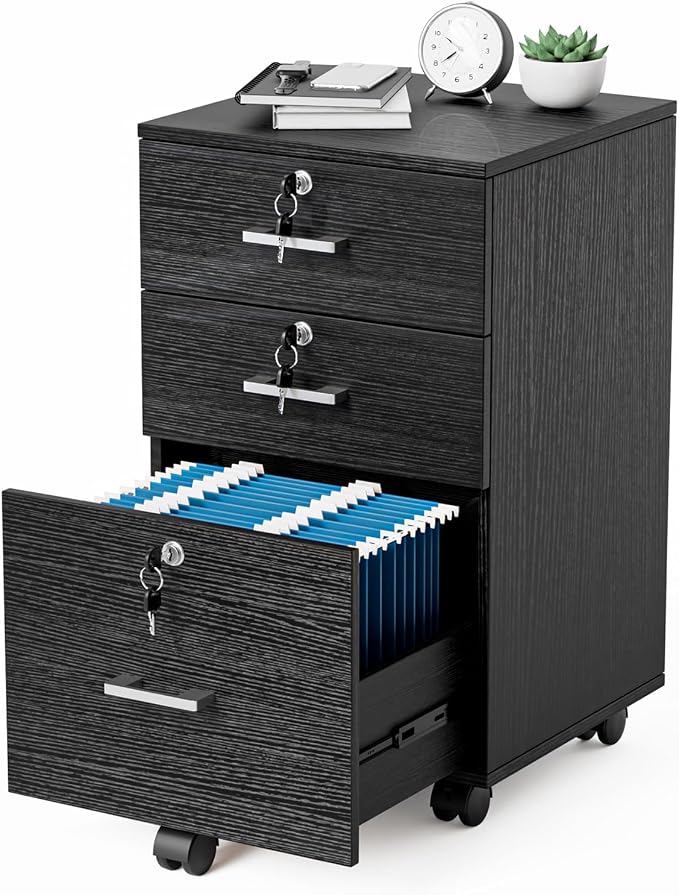 VINGLI 3-Drawer File Cabinet by VINGLI