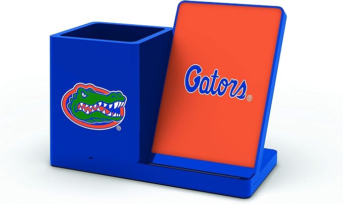 SOAR NCAA Unisex Cell Phone Wireless Charging Stand and Desktop Organizer by SOAR