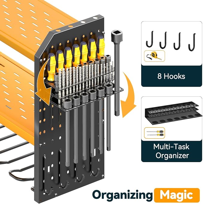 Warome Garage Power Tool Organizer - Image 4