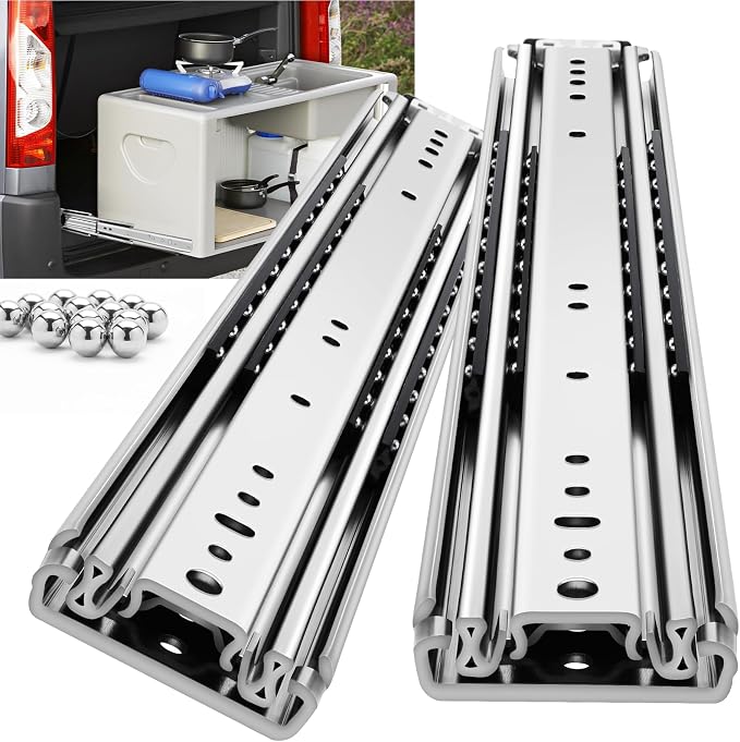 YENUO Heavy Duty Drawer Slides Full Extension Ball Bearing 12–60 Inch 320LB | by YENUO
