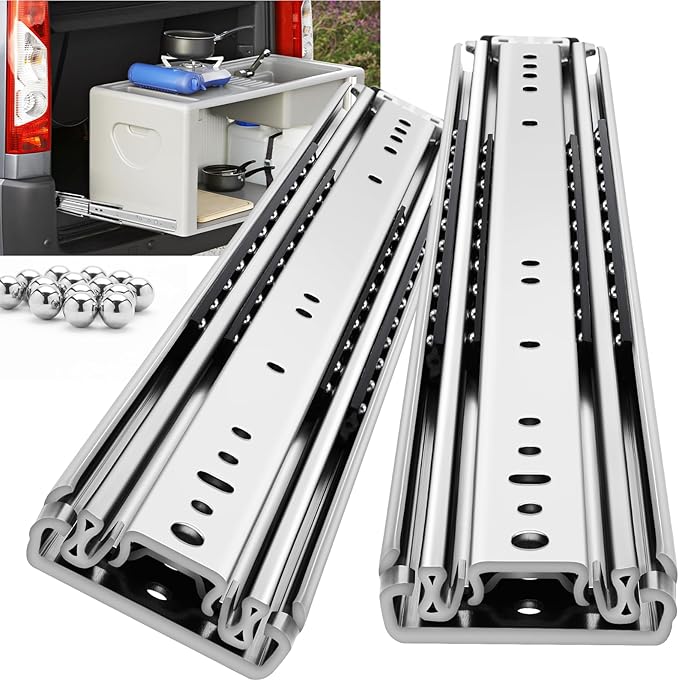 YENUO Heavy Duty Drawer Slides Full Extension Ball Bearing 12–60 Inch 380LB | by YENUO