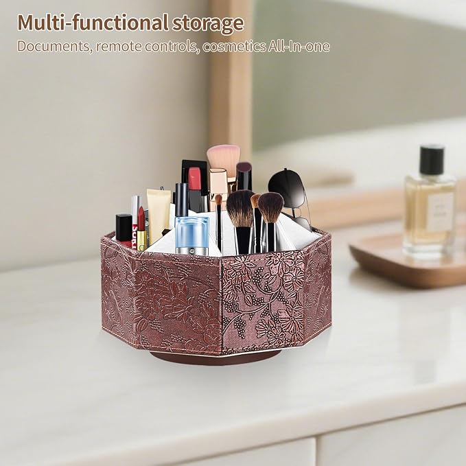 Remote Control Holder, Swivel 9 Rooms Desk Organizer and Decorations - Image 7