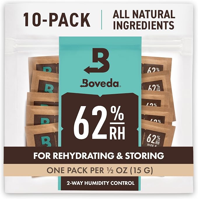 Boveda 62% Two-Way Humidity Control Packs by Boveda