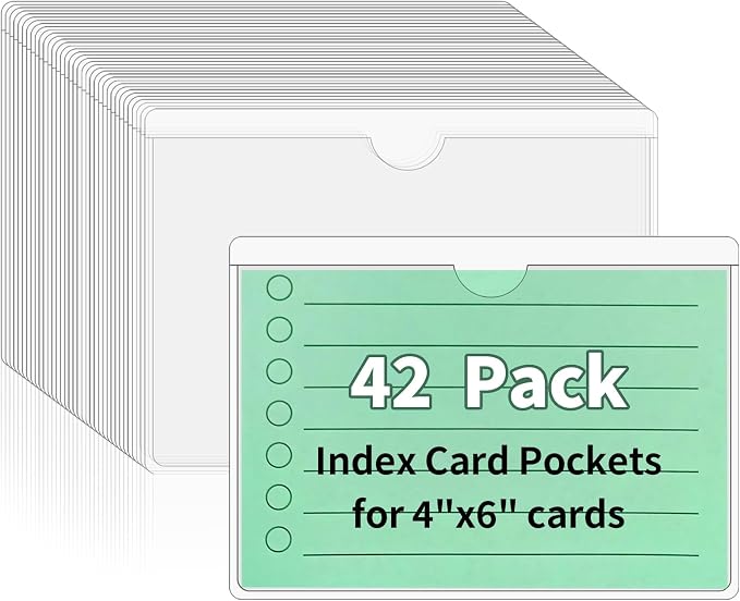 NIUBIER Storage Bin Labels, for 4×6 in Card | Removable Tote Label Stickers by NIUBIER