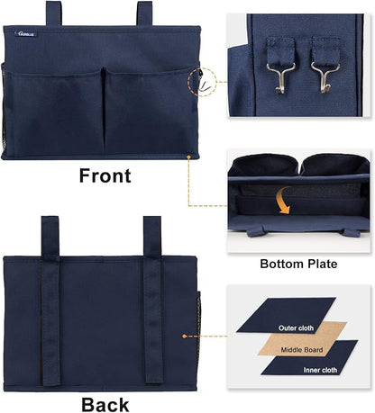 Surblue Bedside Caddy Hanging Organizer Storage Bag Pocket - Image 2