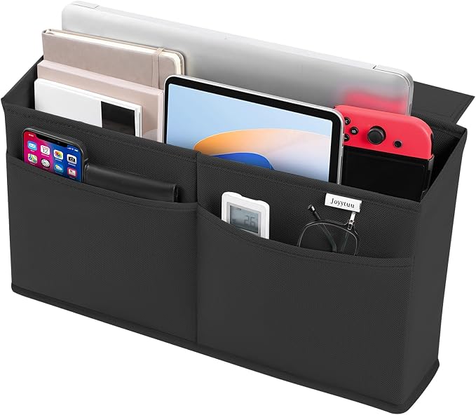 Desk Side Hanging Organizer, Adhesive Storage Bag by Joyytuu