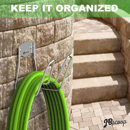 JBscoop Garden Hose Holder, Garden Hose Hanger Wall Mount - Image 7