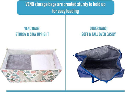 VENO 4 Pack Moving Bags and Large Christmas Storage Bins - Image 4