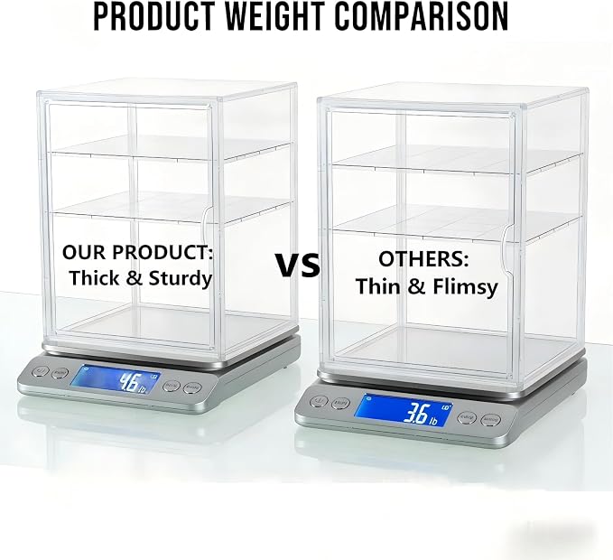 Baby Bottle Organizer, 3 Tiers Adjustable Clear Acrylic Baby Bottle Storage - Image 7