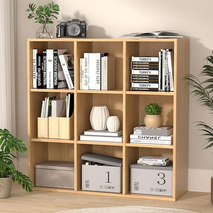 Wooden 9 Cube Storage Organizer - Image 4