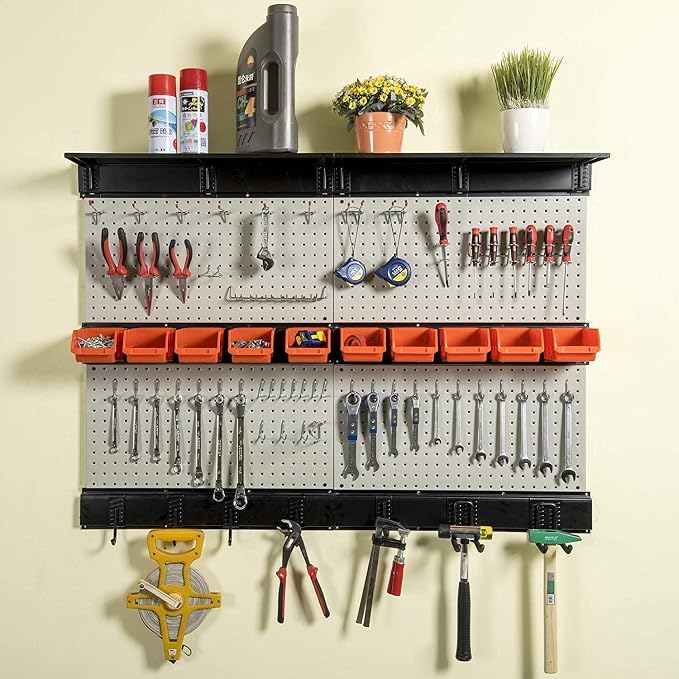 Ultrawall Pegboard Wall Organizer, 48 X 36 inch Garage Storage Pegboard - Image 6