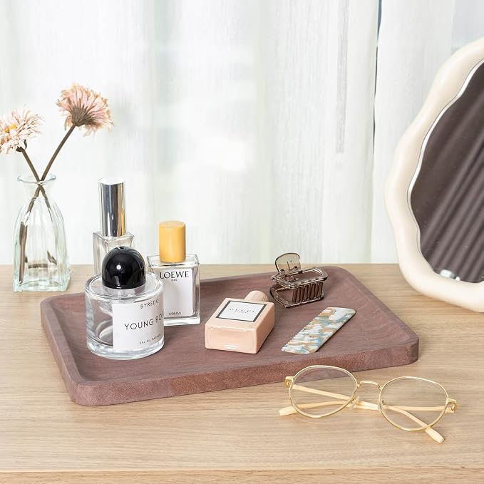 Marble Vanity Tray, 11.8in Sandstone Bathroom Kitchen Tray - Image 7