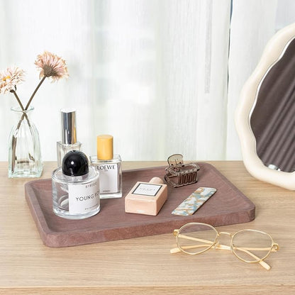Marble Vanity Tray, 11.8in Sandstone Bathroom Kitchen Tray - Image 7