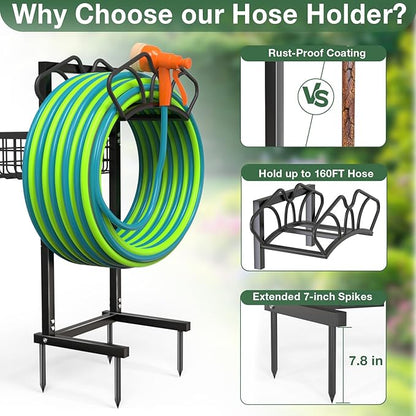 Qatsrin Upgraded Garden Hose Holder - Image 3