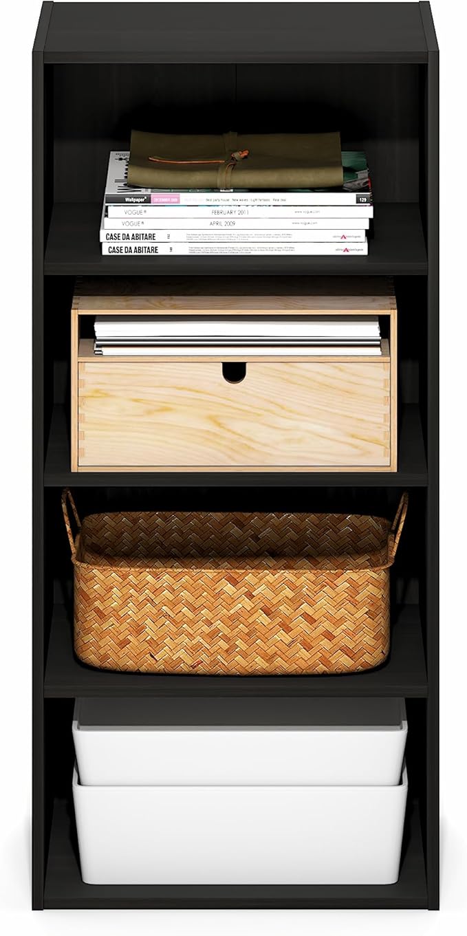 Furinno Basic Book Shelf, 4-Tier Bookcase - Image 4