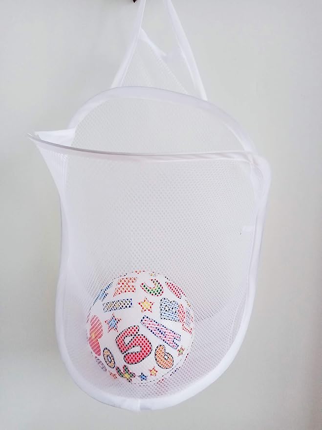 Heng happy Small Mesh Hanging Laundry Hamper Basket, Mesh Hamper, Wall Dirty by Heng+happy