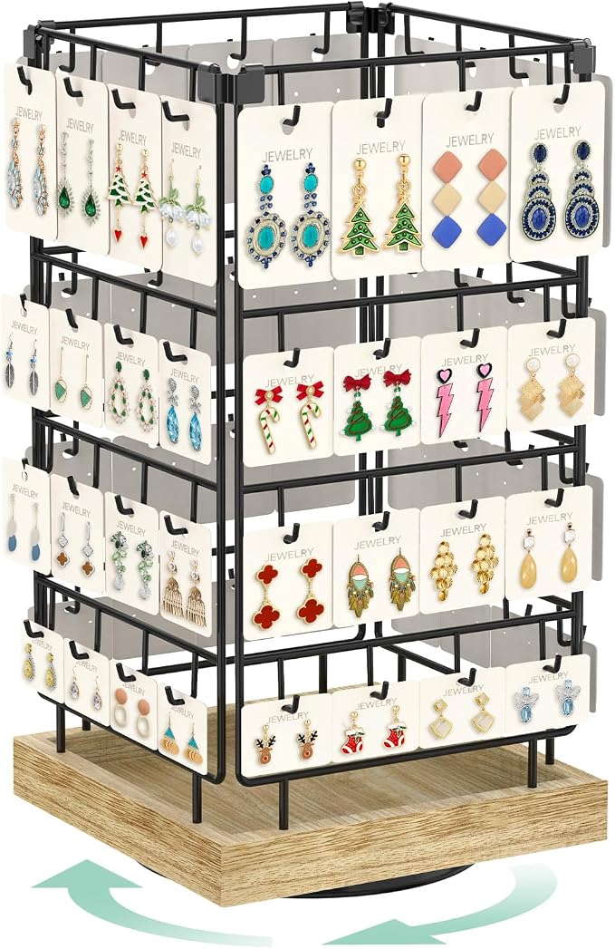 EsLuker.ly Rotating Earring Display Holder Stand by EsLukerly