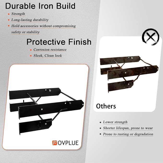 FOVPLUE Detach Depot Wall Storage Rack – Heavy-Duty Motorcycle Accessory - Image 4