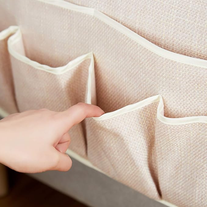 FLYILY Sofa Armrest Organizer Non-Slip Arm Chair Hanging Caddy Remote Control - Image 3