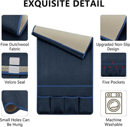 TV Remote Control Holder Couch Caddy, Non-slip Bedside Caddy Organizer - Image 5