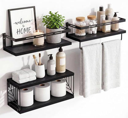 Fixwal Wall Mounted Bathroom Shelves Over Toilet | Wall Shelf by Fixwal