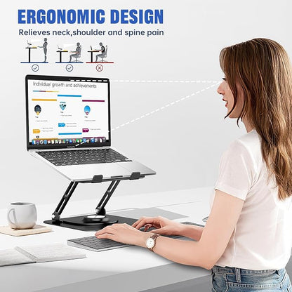 Laptop Stand for Desk, Adjustable Computer Stand - Image 6