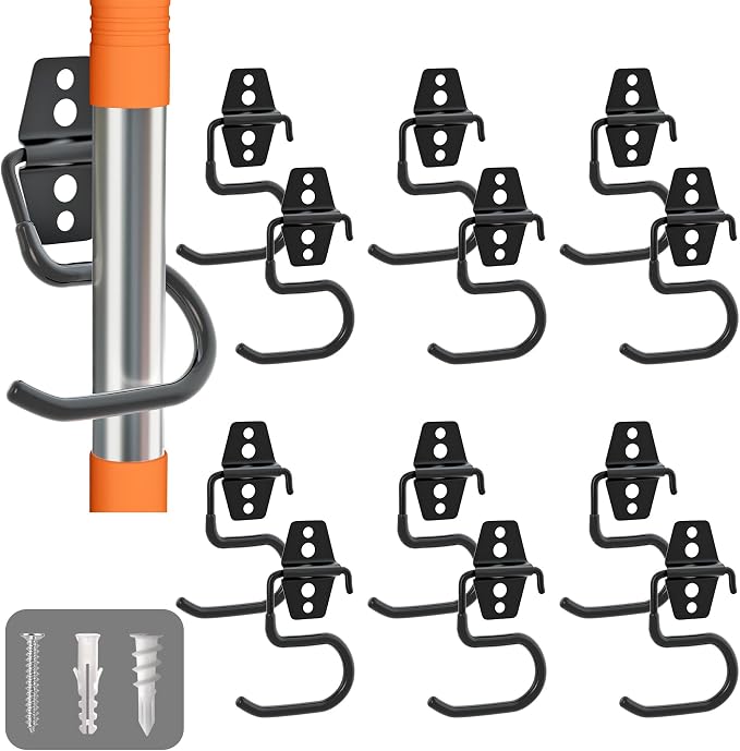LIGHT DUST Broom Holder Wall Mount - Image 8