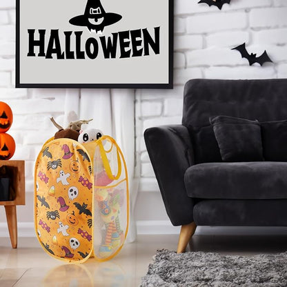 TECHMILLY Collapsible Mesh Pop Up Laundry Hamper - Image 3