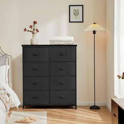 DUMOS 8 Drawer Dresser for Bedroom, Fabric Storage Organizer - Image 2