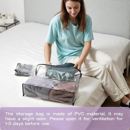 Hopack Under Bed Storage Bags Organizer, 22L Clear Storage Bags, Bags Organizer - Image 9
