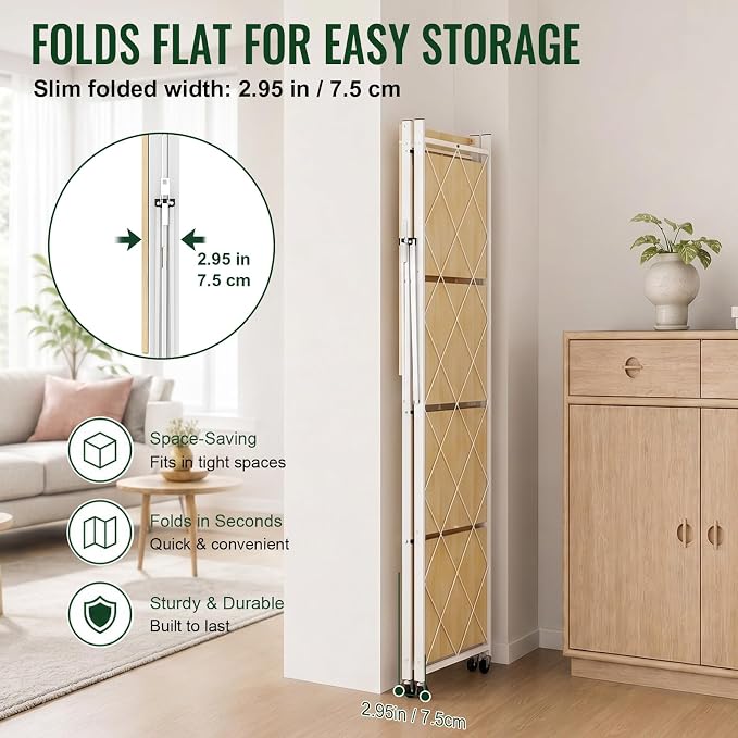 black leopard 5-Tier Foldable Shelf - Image 5