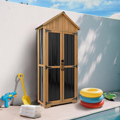 Outdoor Storage Cabinet Waterproof, Outdoor Storage Shed - Image 7