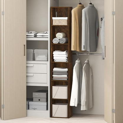 Furinno Cubicle 6-Tier Closet Organizers and Storage, Closet Organizer by Furinno-FitsYourSpaceFitsYourBudget