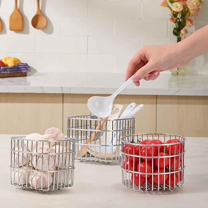 304SS Fruit Basket 3.5L Kitchen Storage Colander Produce Holder | 304 stainless - Image 5