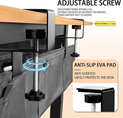 Under Desk Cable Management Tray, Fabric Tray - Image 3