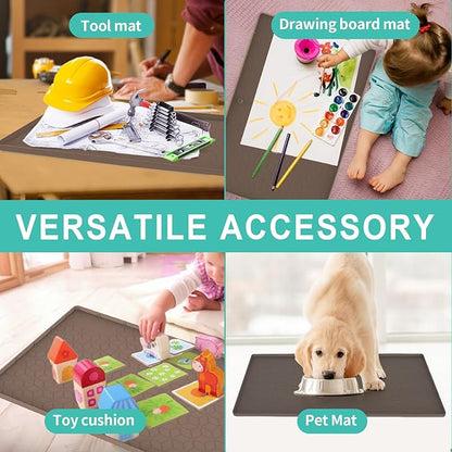 Under Sink Mat, Silicone Waterproof Under Sink Liner, Sink Cabinet Organizer - Image 5