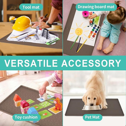 Under Sink Mat, Silicone Waterproof Under Sink Liner, Sink Cabinet Organizer - Image 4
